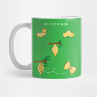 Life cycle of pasta Mug